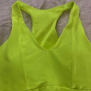 Fabletics Neon Sports Bra Top Large NWOT